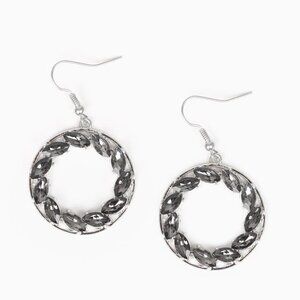 GLOBAL Glow Silver Earrings
